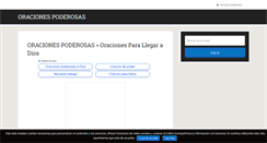 Desktop Screenshot of oracionespoderosas.net