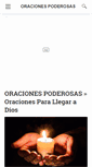 Mobile Screenshot of oracionespoderosas.net
